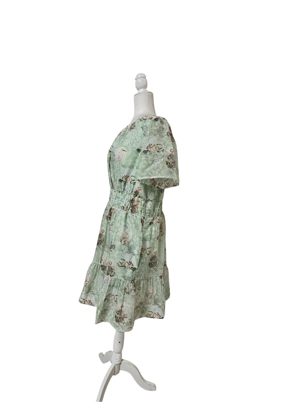 Anthropologie  Somerset organza mini dress cottagecore fairycore size Large - Picture 3 of 7